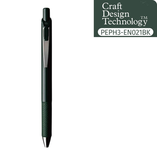 Pentel EnerGel x Craft Design Technology Gel Pen, 0.5 mm | Dark Green, Black Ink