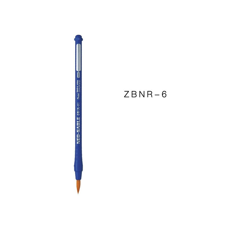 PENTEL NEO SABLE Pinceaux Synthétiques ZBNR NO.6/14