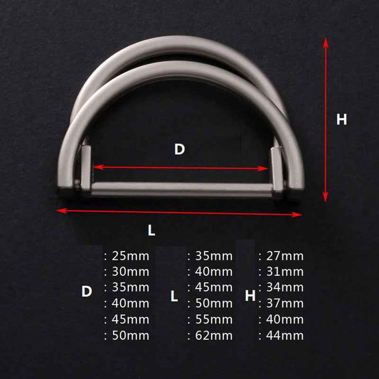 Metal Double D-Ring Buckles Adjustable Belt Fastener 20 Pack(4 Colors)