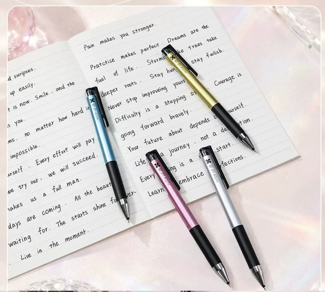 Pilot Juice Up 10th Anniversary Limited Edition Gel Pen | 0.5mm Black | 4-Pen Set