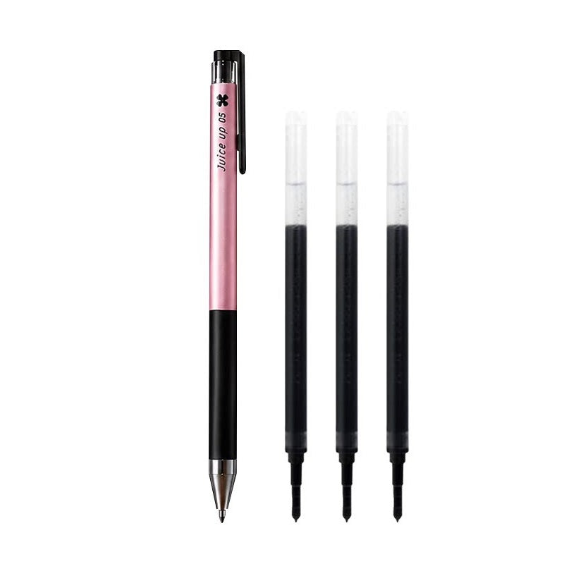 Pilot Juice Up 10th Anniversary Limited Edition Gel Pen | 0.5mm Black | Includes 3 Refills Pink