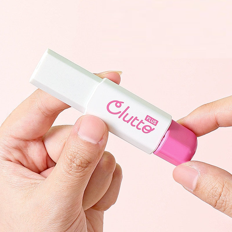 PLUS Clutto Hexagonal Twist-Up Eraser Includes 2 Replacement Refills