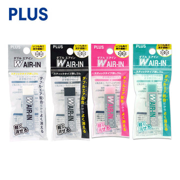 PLUS WAIR-IN Plastic Eraser S Japan 4-Pack