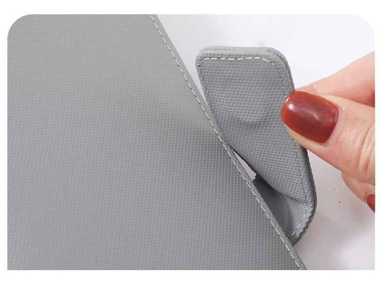 PU Leather Multi-Function Stationery Bag Pen Pouch with Phone Stand
