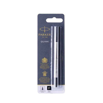 Parker Quink Rollerball Pen Refill - Fine Point/Medium  - Black