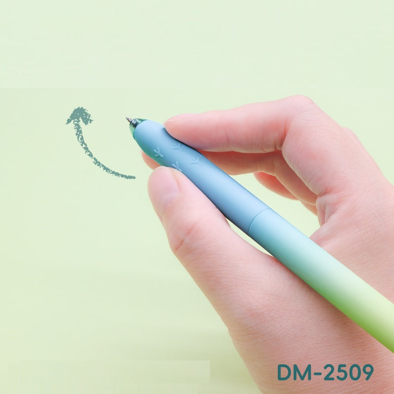 Parrot Retractable Gel Pens 0.5mm Black Ink Set of 12