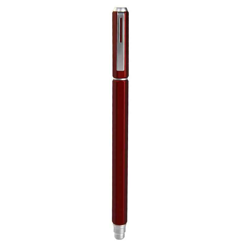 Pentel Energel BLN665 Hexagonal 0.5MM Metal Body Gel Pen Burgundy