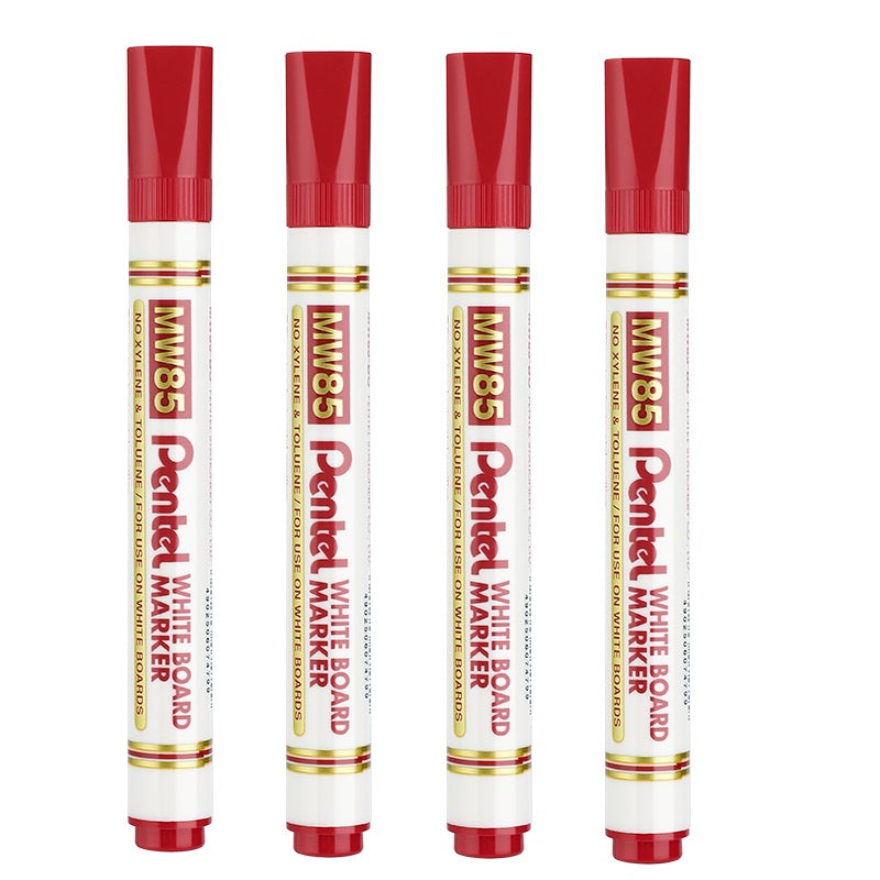 Pentel Whiteboard-Marker 4er Set - 2,0 Mm Rundspitze Trocken Abwischbar