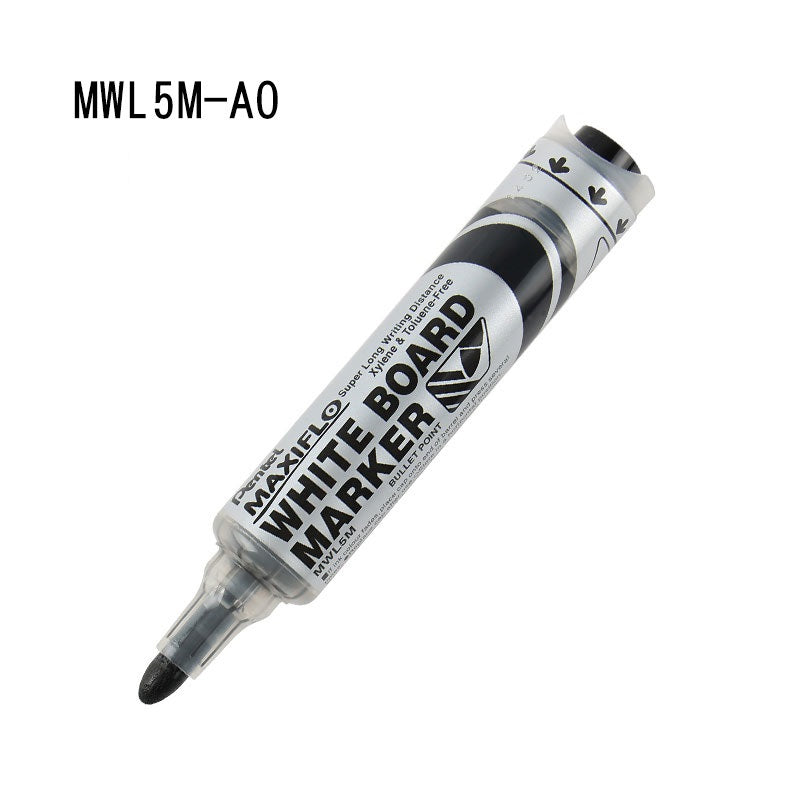 Pentel Maxiflo Whiteboard Marker Pen 6.0MM Bullet Tip MWL5M 4 Pack