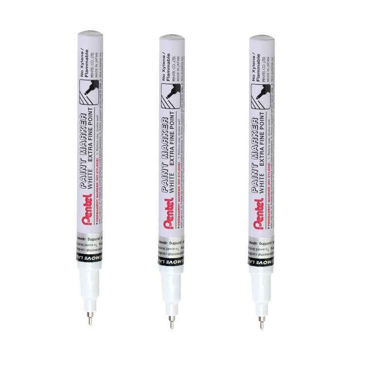 Pentel Paint Marker Extra Fine Point MFP10 Gold/Silver/White 3 Pack