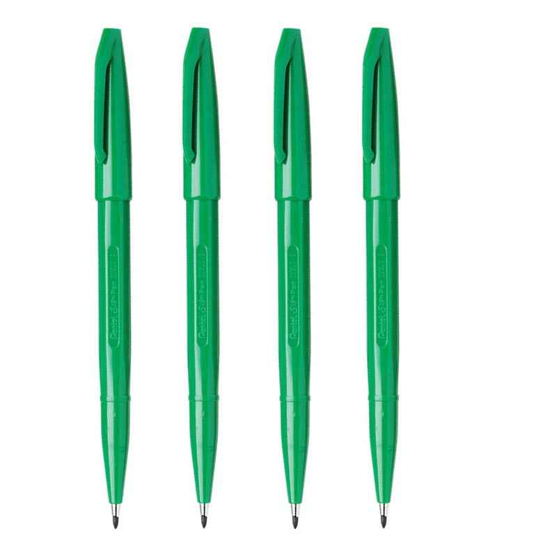 Pennarello Pentel Sign Pen punta fibra 2 mm 0,8 mm rosso S520-B Pennarello Pentel Sign Pen punta fibra 2 mm 0,8 mm rosso S520-B
