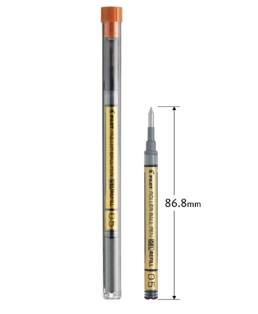 Pilot BLGS-5 TIMELINE Gel Pen Refill - 0.5 mm - Black