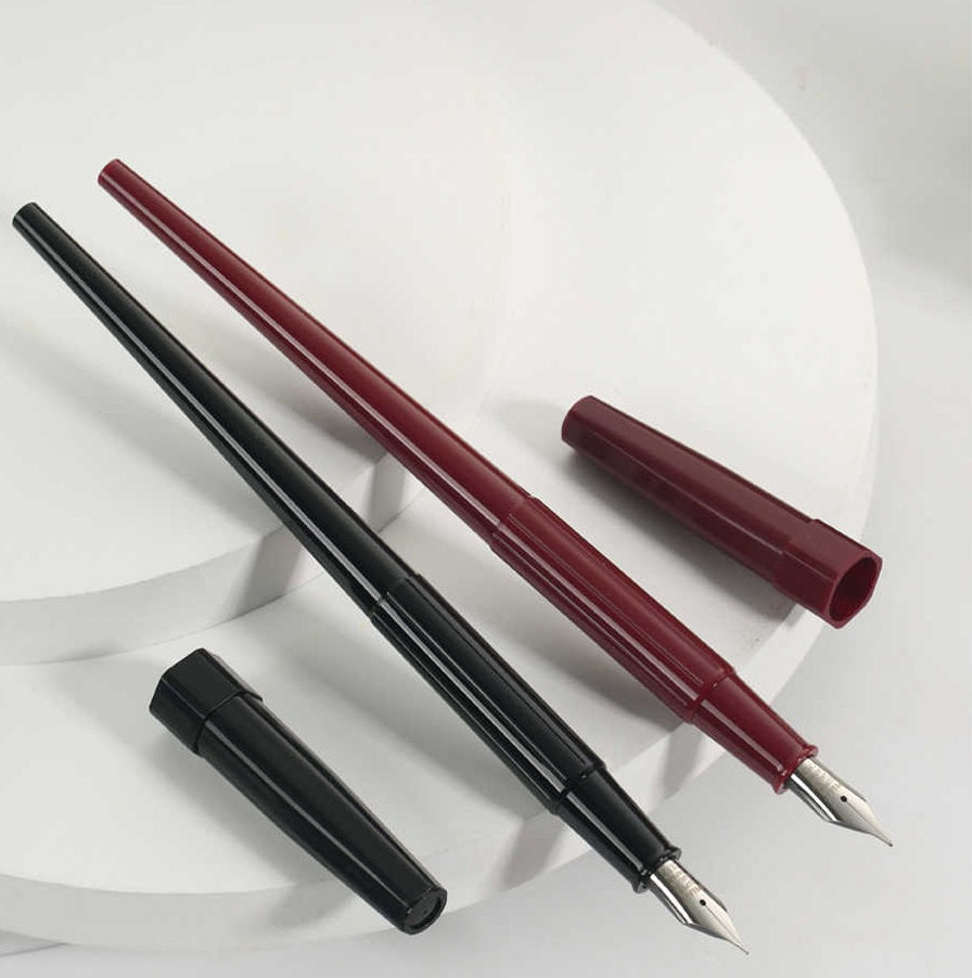 Jinhao Dadao 9019 - Penna stilografica con inchiostro acrilico, con convertitore di inchiostro (pennino extra fine, nero Jinhao Dadao 9019 - Penna stilografica con inchiostro acrilico, con convertitore di inchiostro (pennino extra fine, nero