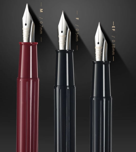 Penna stilografica lunga Pilot DPP70 con convertitore di inchiostro per scrittura calligrafica