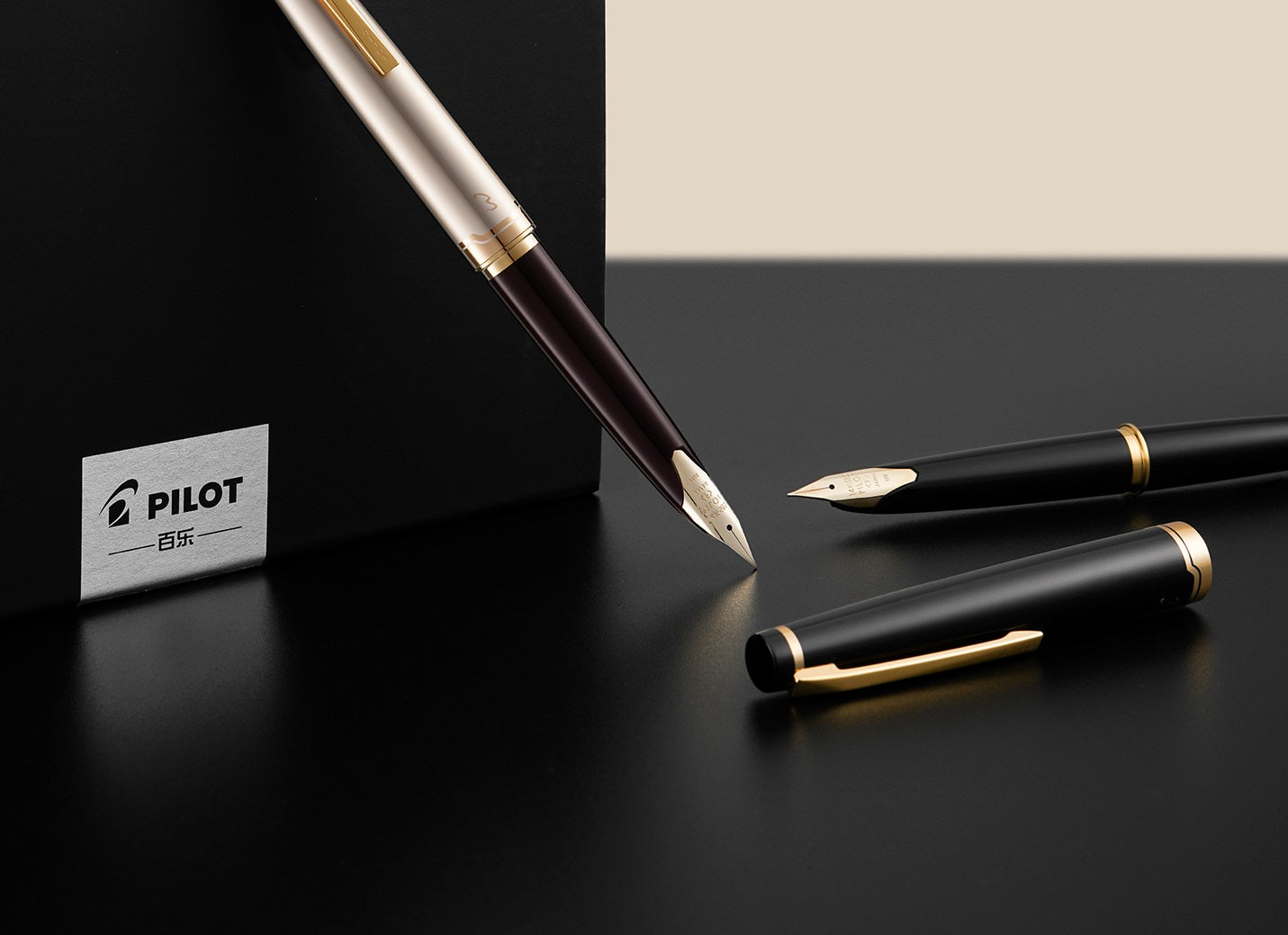Pilot MR2 Set Penne Regalo - Collezione Coccodrillo, Design Elegante A Guscio, Punta 1 Mm, Motivo Selvaggio