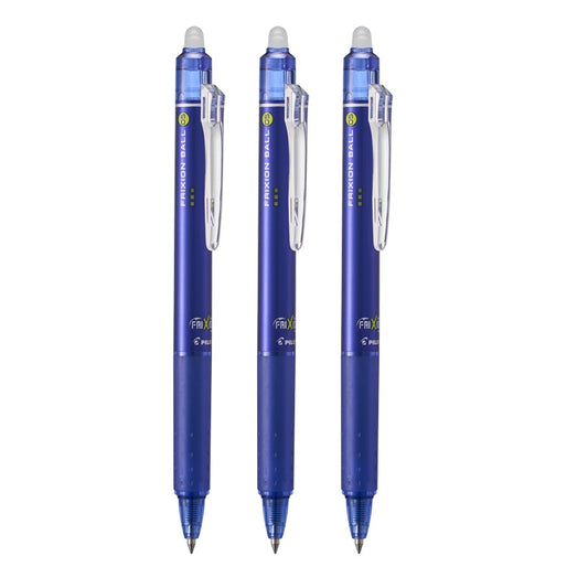 Penna cancellabile a inchiostro gel retrattile Pilot FriXion Ball 0,5 mm confezione da 3