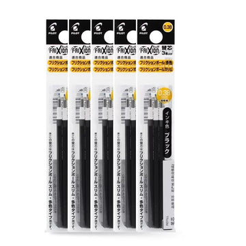 Пълнител за писалка Pilot FriXion Ball Slim 0,38 мм комплект 15 бр. - червен/син/черен