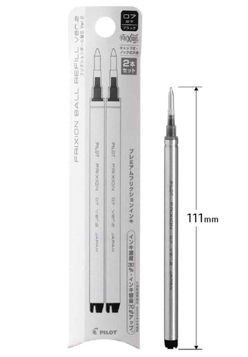 Pilot FriXion Ball Zone Gel Pen Refill 0.7mm Black/Red/Blue 2 Pack