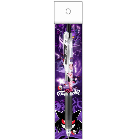 Pilot Juice x Pokemon Gengar Gel Pen - 0.5mm Black Ink - 3 Pack