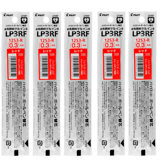 Pilot LP3RF-12S3 Juice Up geelpliiatsi täiteots 0,3 mm 5 tk pakk