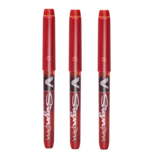 Pilot SW-VSP V Sign Pen Pure Liqud Ink 3 Pack 3 Red