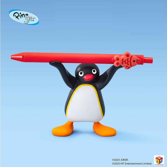 Pingu Penguin Pen Holder with 1 Gel Pen