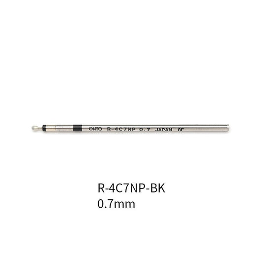 OHTO R-4C7NP õlipõhine kuulpliiatsi täitepliiats 0,7 mm 5 tk pakk