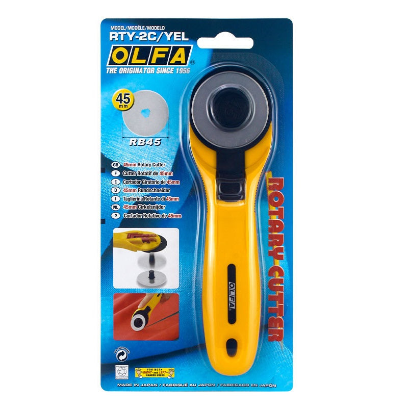 OLFA 45mm Quick-Change Rotary Fabric Cutter (RTY-2C)