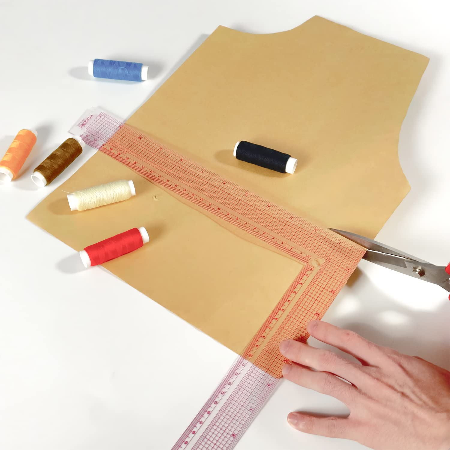 Long Pattern Making Rulers 6 to 16 Inch Sewing Rulers for Clothes Fabric Design Pattern Making