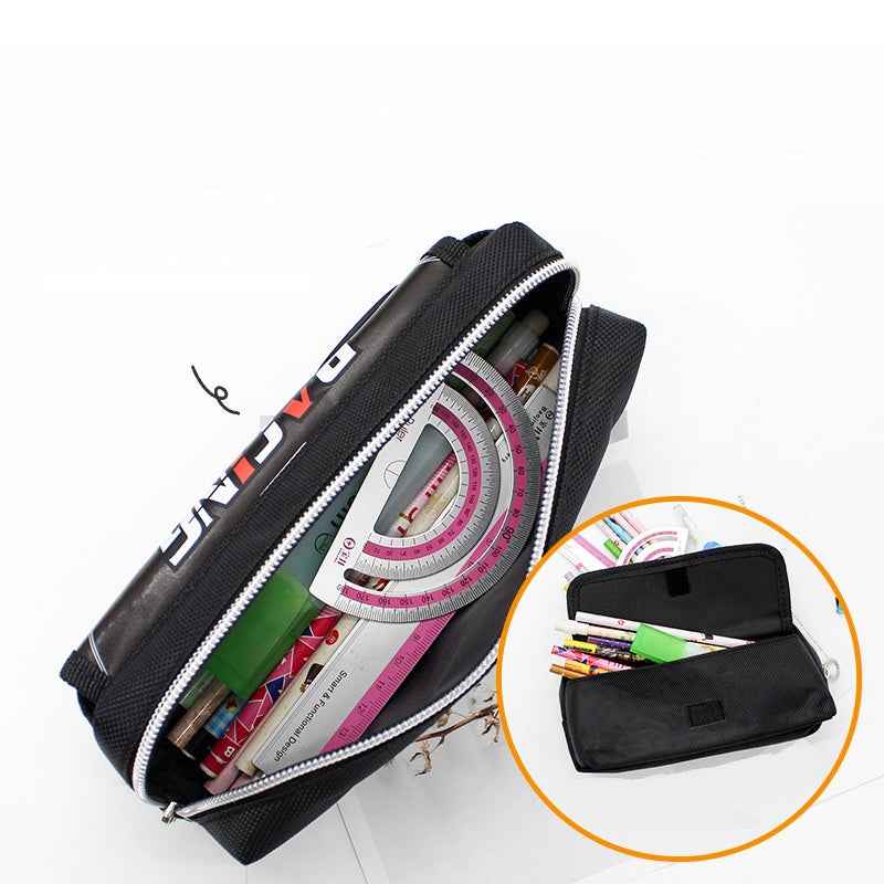 Racing Large Capacity Oxford Fabric Pencil Case