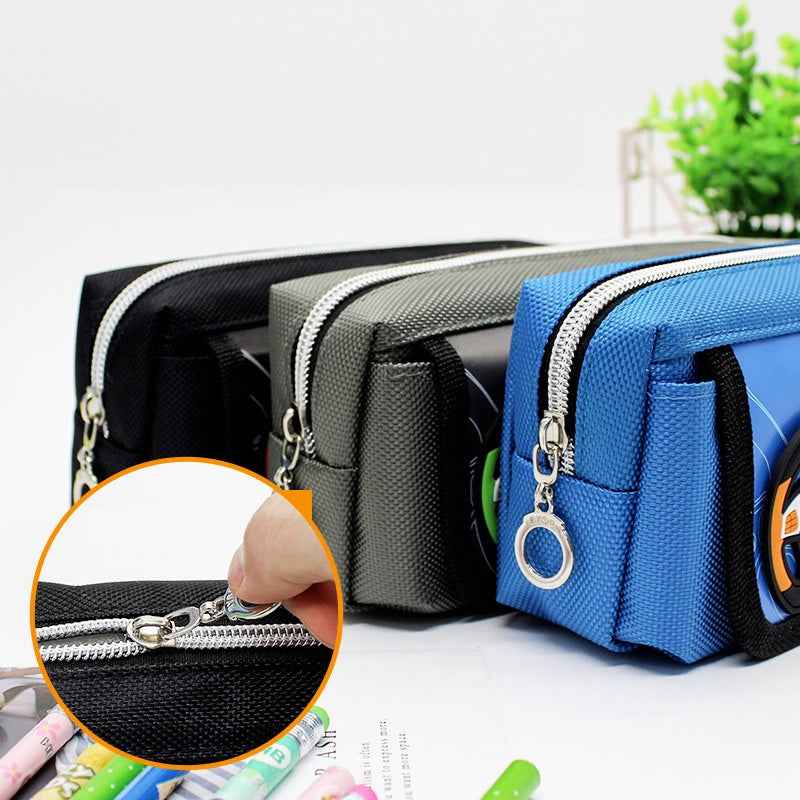 Racing Large Capacity Oxford Fabric Pencil Case