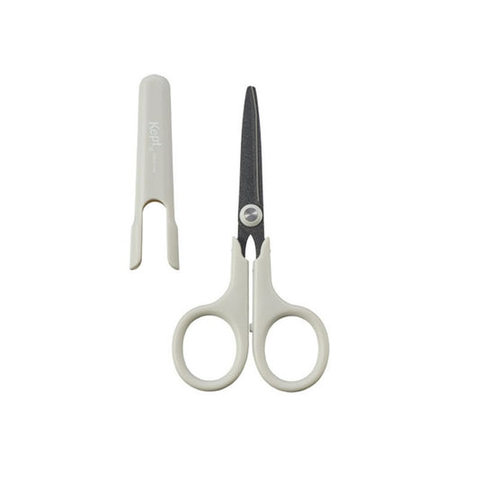 Raymay Kept mini nožnice s nepriľnavým povrchom – fluórom potiahnuté čepele | Detské nožnice na tvorenie a DIY | Š53 × V107 × H10 mm | Vyrobené v Japonsku