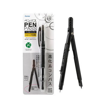 Raymay Pen Pass - Compasso con matita meccanica 0,5 mm