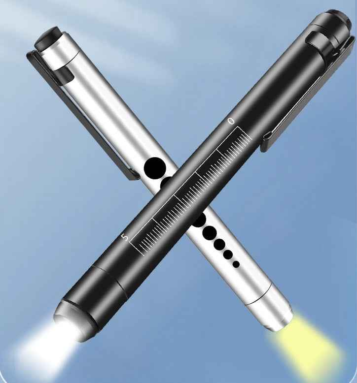 Rechargeable LED Medical Pen Lights for Nurse 2 Pack