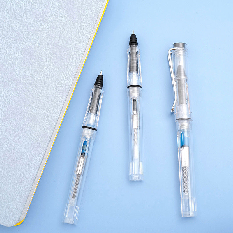 Refillable Rollerball Gel Pen Ink Converter Included 2 Pack (0.38mm & 0.5mm)