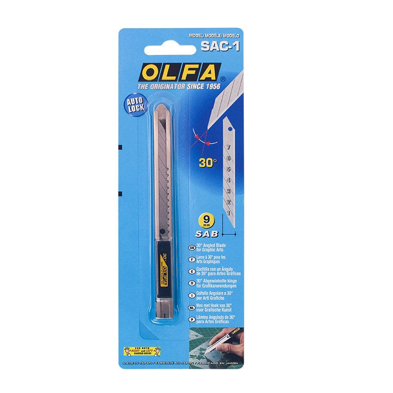 OLFA 9mm Stainless Steel Graphics Utility Knife (SAC-1)