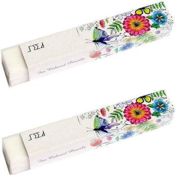 SEED Plastic Eraser For Colored Pencils - 2 Pack