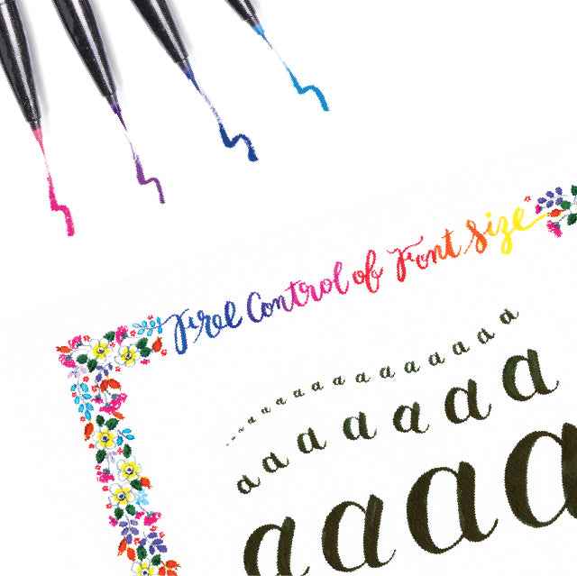 Pentel Arts Brush Sign Pen Artist Ultra Fine Brush 12 Pack