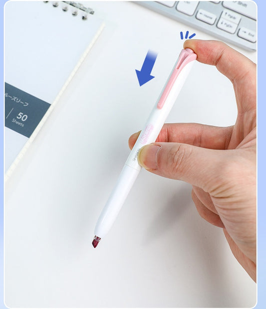 SHANDS Retractable Highlighters 24 Assorted Colors Marker Pens