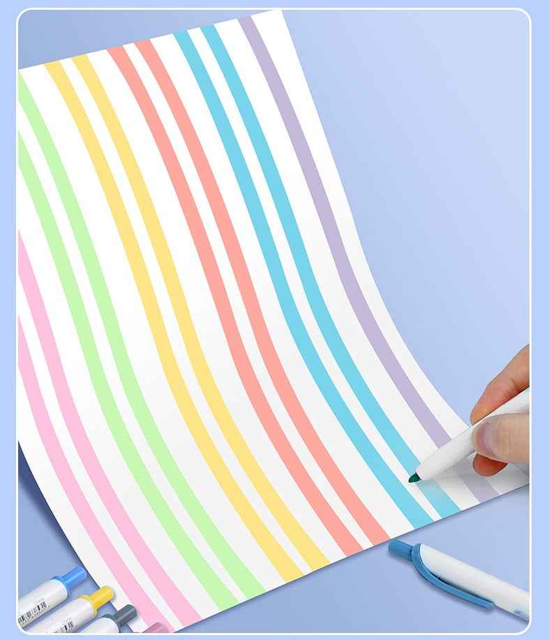SHANDS Retractable Highlighters 24 Assorted Colors Marker Pens