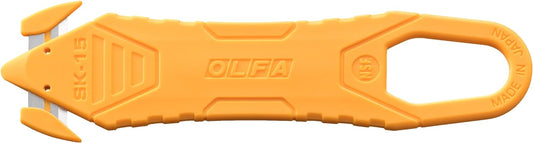 Couteau de sécurité à lame dissimulée jetable OLFA, coupe-boîte (SK-15)