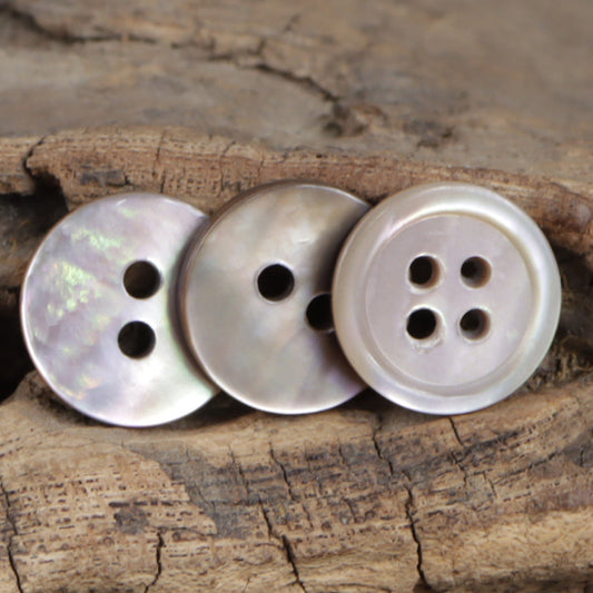 Natural Pink Mother of Pearl Buttons for Women's Commuter Tops 20pcs