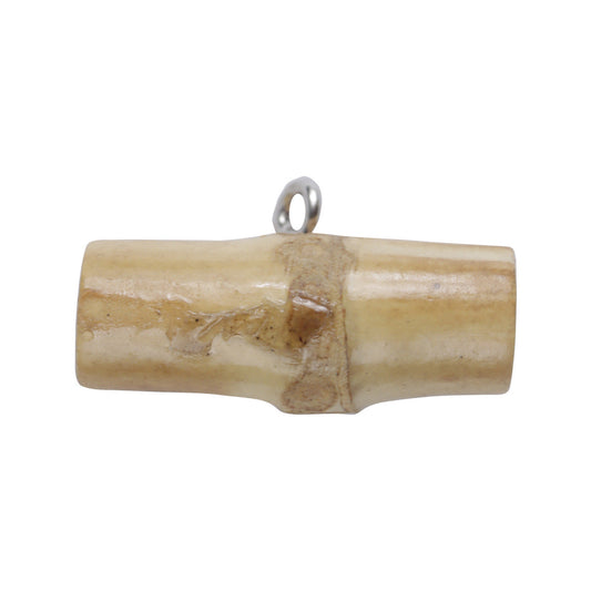 30mm Natural Bamboo Knot Metal Buckles 10PCS