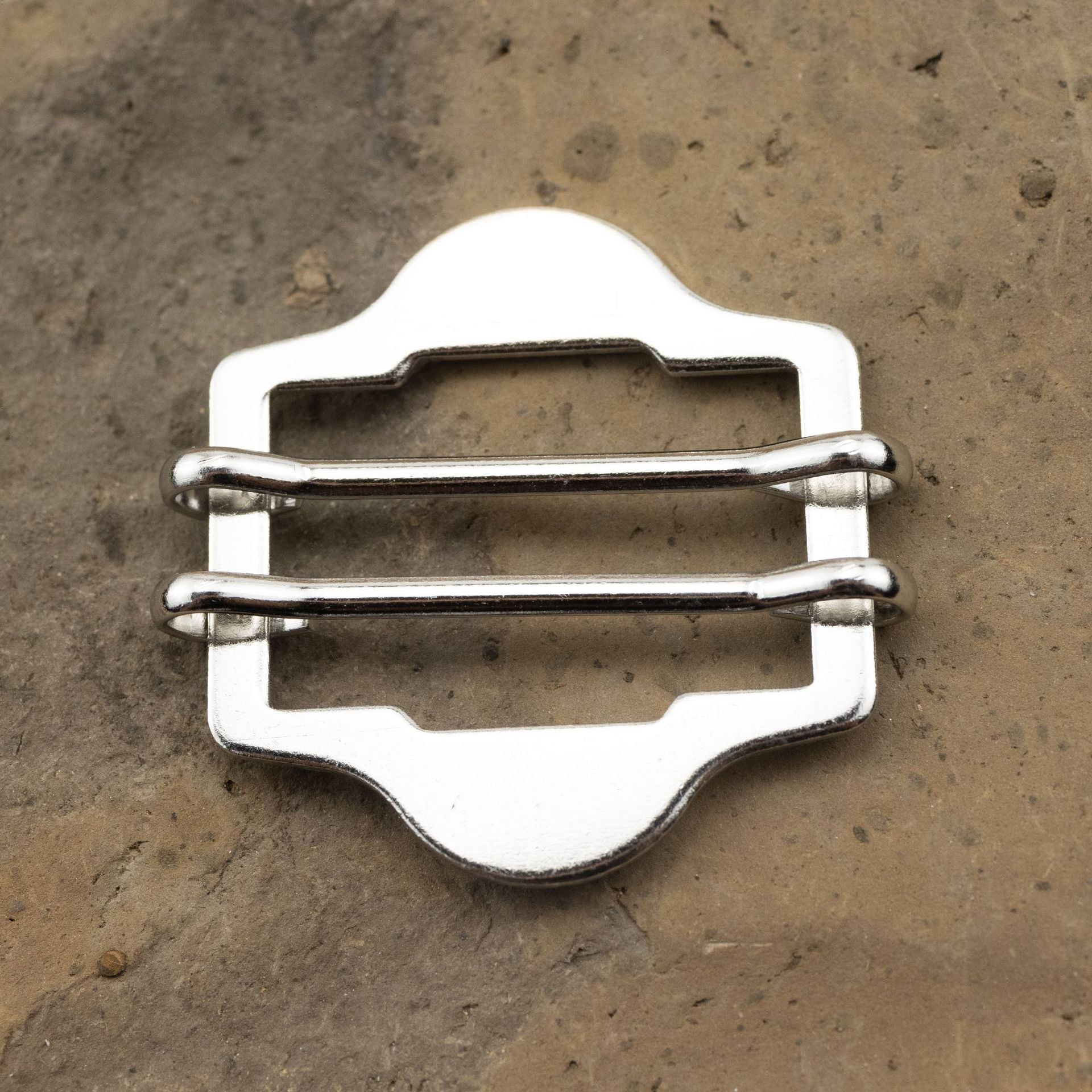 Suit Vests Waistband Double-Needle Brass Buckle Adjustment Buttons 10pcs Silver 25mm