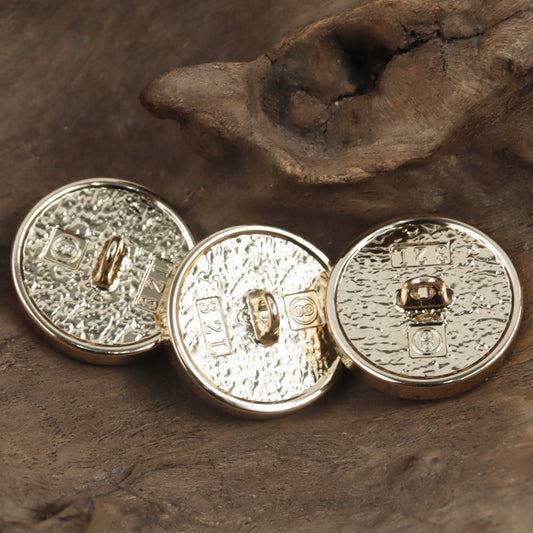 Jade Green Resin and Metal Button for Chinese Style Hanfu 10pcs