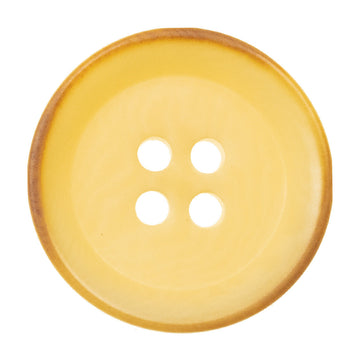 18mm light yellow fruit button, 4-hole design for knitwear (10 pcs)