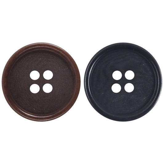 Frosted Red-Brown Natural Fruit Button for Handmade Knits 10pcs