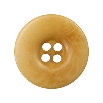 Yellow four-hole round buttons, linen-cotton suit style, nut buttons set