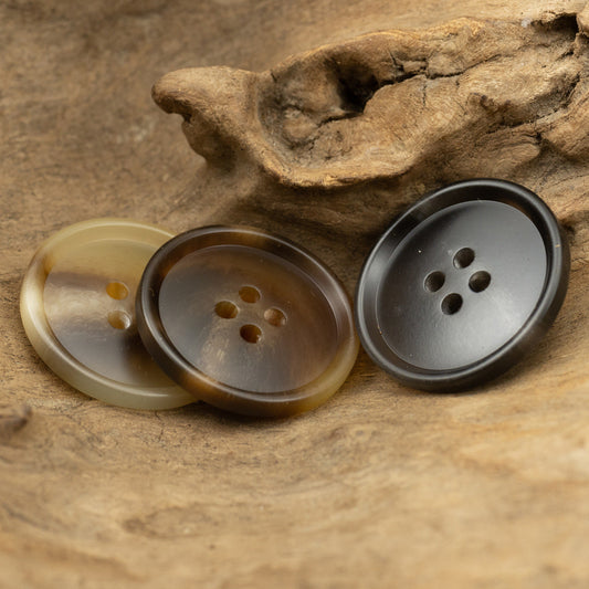 Premium Amber Resin Buttons for Autumn Winter Wool Suit,30 Pack