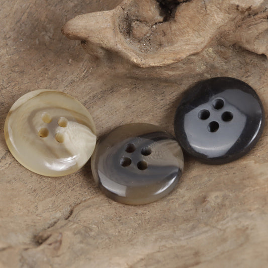 Resin Buttons for Light Khaki Casual Cargo Pants 30pcs